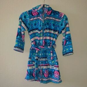 Komar Kids Blue and Pink Owl Robe